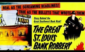 THE GREAT SAINT LOUIS BANK ROBBERY // Steve McQueen // 1959 // Full Crime Movie // HD // 720p