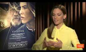 The Homesman Interview With Tommy Lee Jones and Hilary Swank [HD]