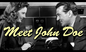 Meet John Doe - Full Movie | Gary Cooper, Barbara Stanwyck, Edward Arnold, Walter Brennan
