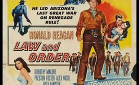 LAW AND ORDER Ronald Reagan  Dorothy Malone. Preston Fönster