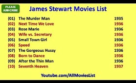James Stewart Movies List